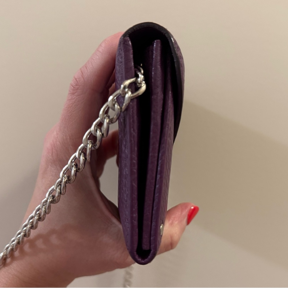 *Rare* Salvatore Ferragamo Purple Long Wallet - Picture 3 of 10
